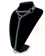 Heart Choker Collar O-ring Slip Chain