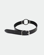 SM Supplies Leather Handcuffs Neck Collar With Chain