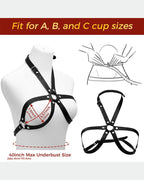 SM Supplies Leather Bondage Belt
