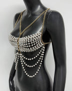 Pearl Chest Chain Accessories Body Chain