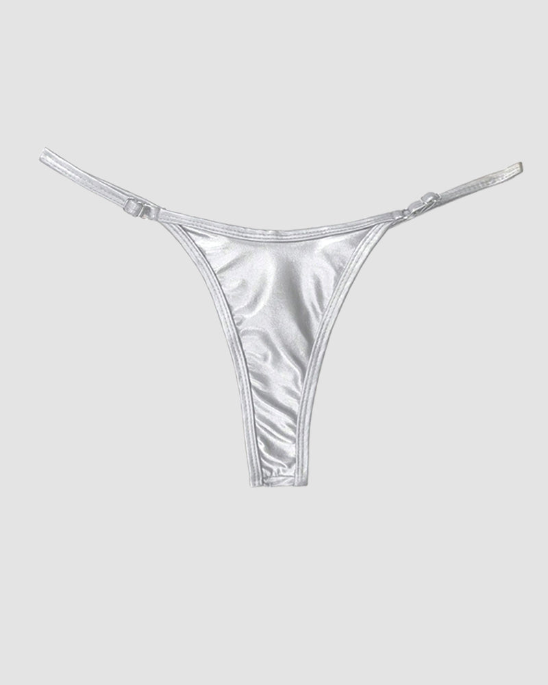Strappy Leather Thong