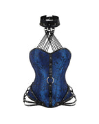 1980s 11 Boned Cotton Side Zipper Corset