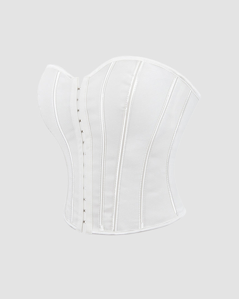 1960s 14 Boned Cotton Leopard Single Breasted Corset