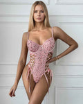 Mesh Erotic Butterfly Sequins Bodysuit