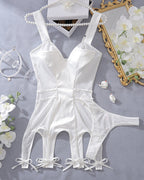Irregular Bow Hem Mini Dress