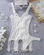 Irregular Bow Hem Mini Dress