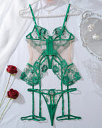 Cross Waist Corsets Lingerie Sets