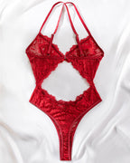 Cross With Backless Hollow Bodysuits