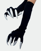 Long Nail Gloves Cosplay Demon Paw