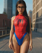 Crotchless Spider Cosplay Bodysuit