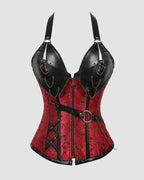 Lace-up 4 Steel Bone Leather Corset