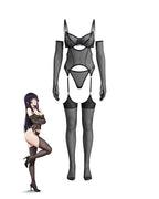 Mesh Shaping Body Set+Gloves+Stockings