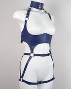 Leather Hollow Bra Body Harness Belt