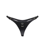 Leather Bondage Bra and Thong Set