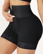 High Waisted Butt Lifting Shapewear Shorts - Tummy Control Waist Trainer