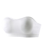 Strapless Side Hook Bandeau Bra Seamless Padded Tube Bra