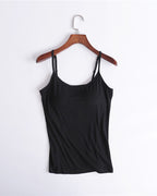 Built-In Bra Spaghetti Strap Tank Top