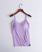 Built-In Bra Spaghetti Strap Tank Top