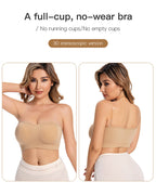 Strapless Bandeau Bra with Removable Pads