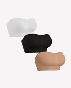 Strapless Bandeau Bra with Removable Pads