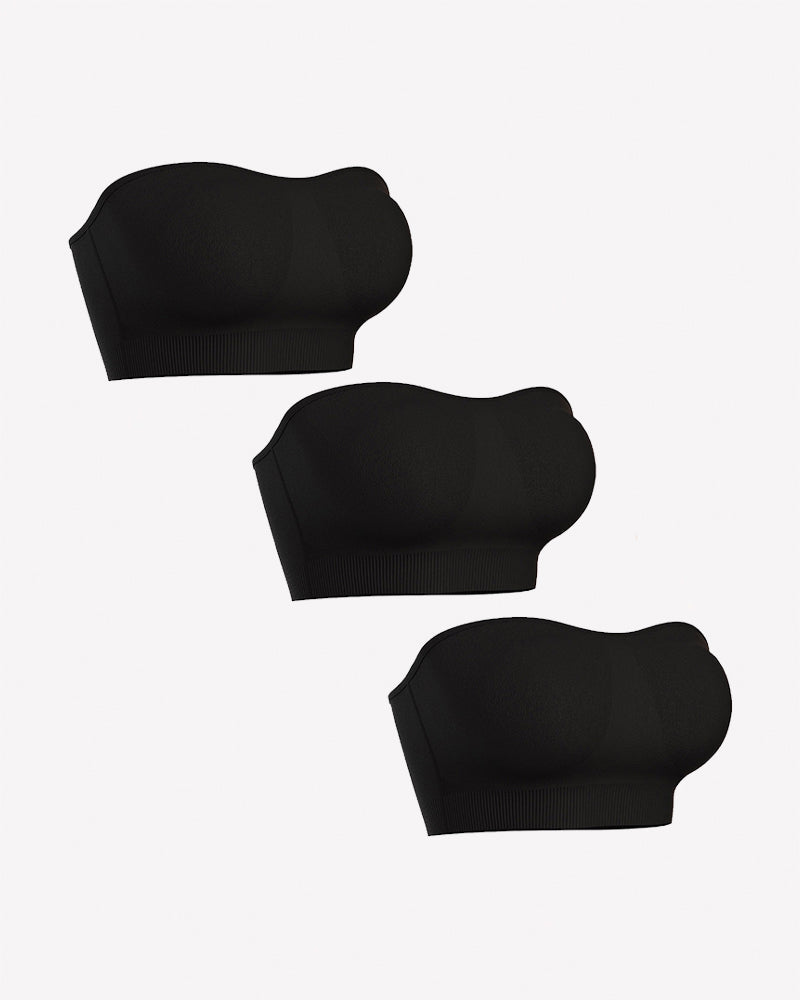 Strapless Bandeau Bra with Removable Pads