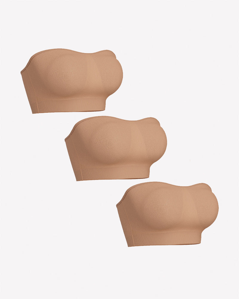 Strapless Bandeau Bra with Removable Pads