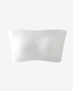 Strapless Bandeau Bra - Wireless Seamless Tube Top Basic Bra