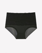 High Waisted Lace Panties Full Coverage Floral Lace Briefs