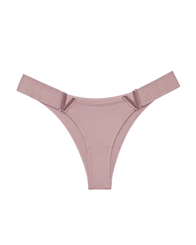 V-Hardware Thong - Sexy Metal Accent Minimal Coverage Panties