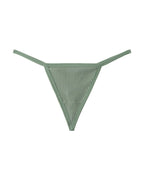 Ribbed Micro String Thong