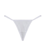 Ribbed Micro String Thong