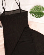 Sheer Mesh Full Body Maxi Lingerie Dress Bodycon