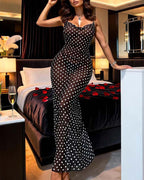 Lace Trim Deep V Sleeveless Chemise Mini Dress