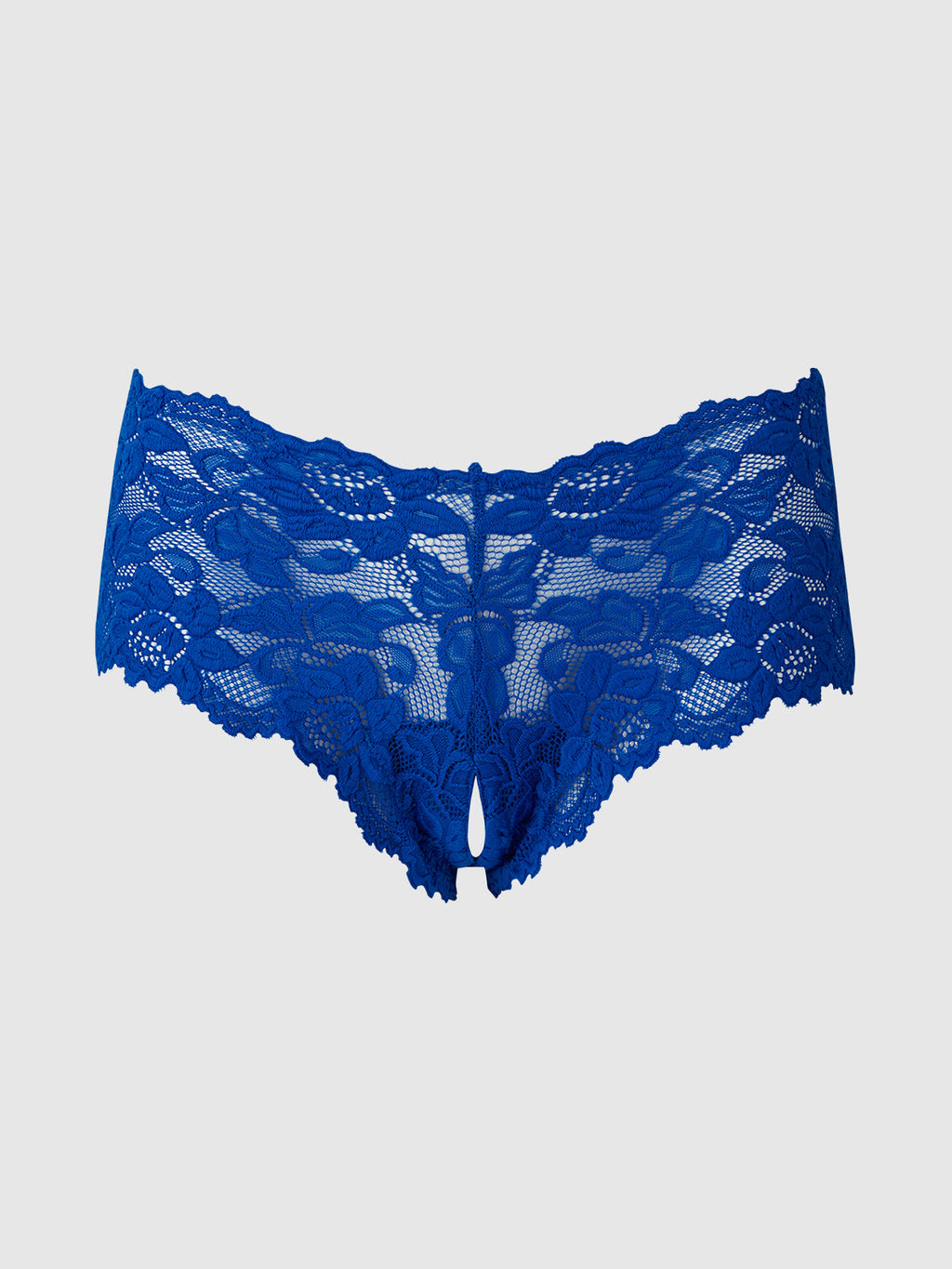 Jessica Lace Crotchless Cheeky