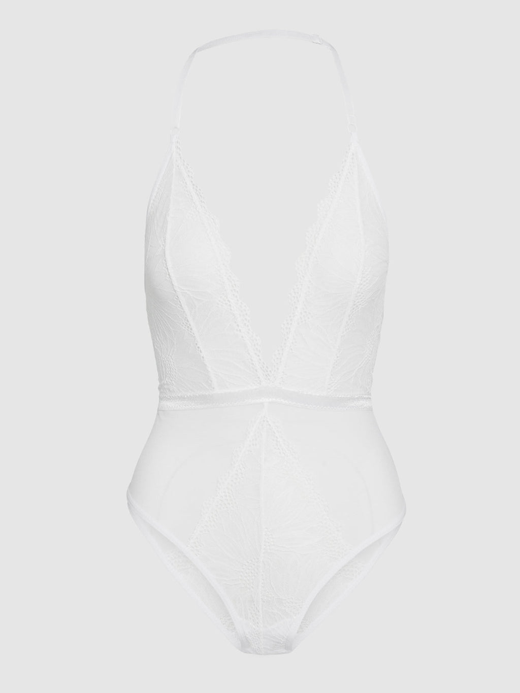 Saffron Floral Lace Teddy