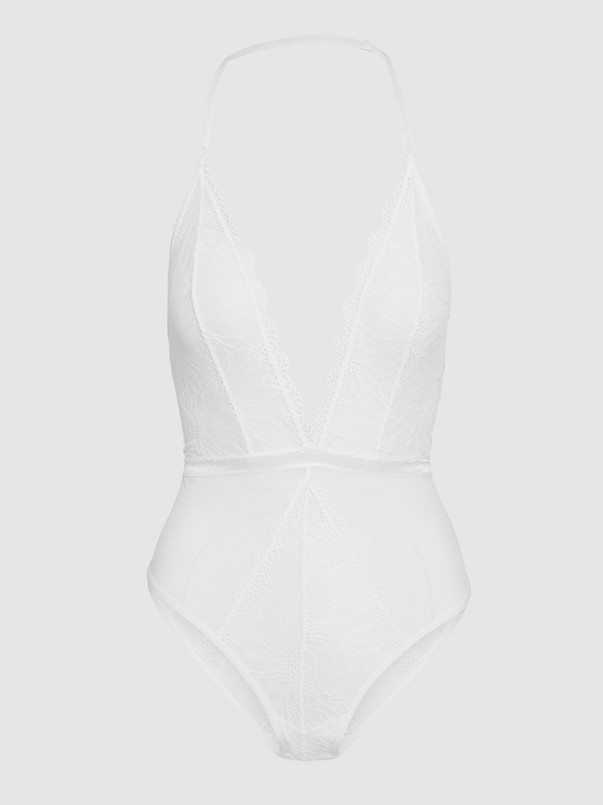 Saffron Floral Lace Teddy