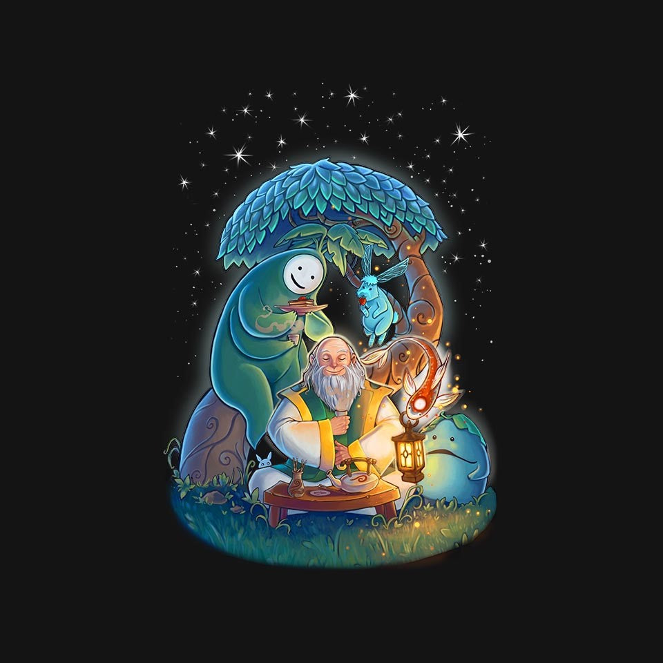 In The Spirit World – Anime Graphic T-Shirt