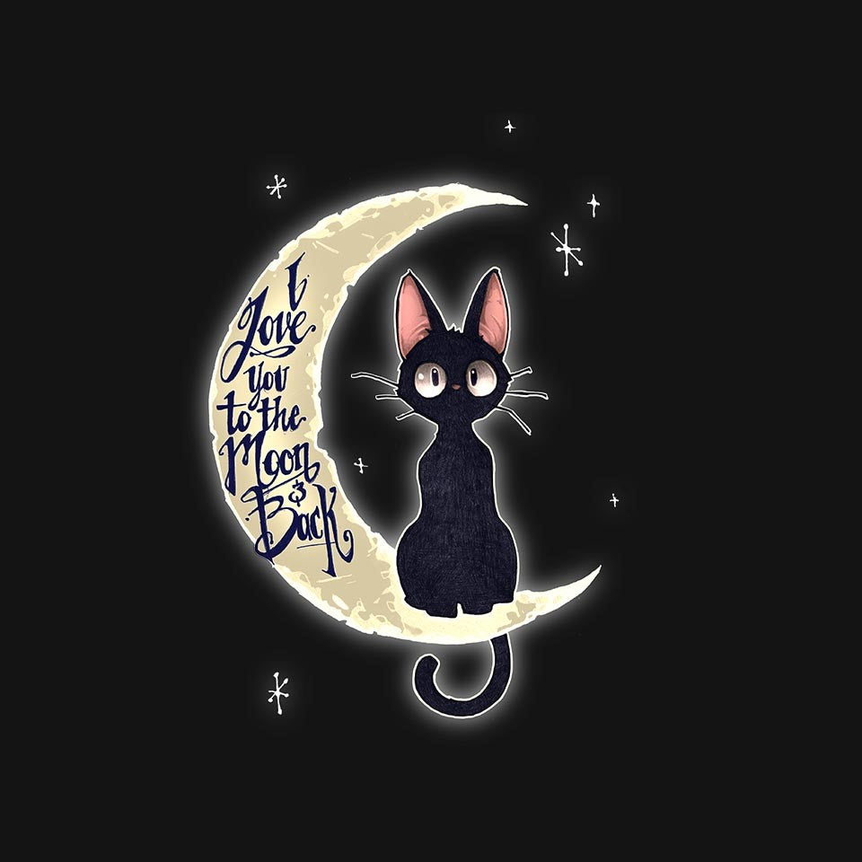 I Love You to The Moon & Back – Cat Graphic T-Shirt