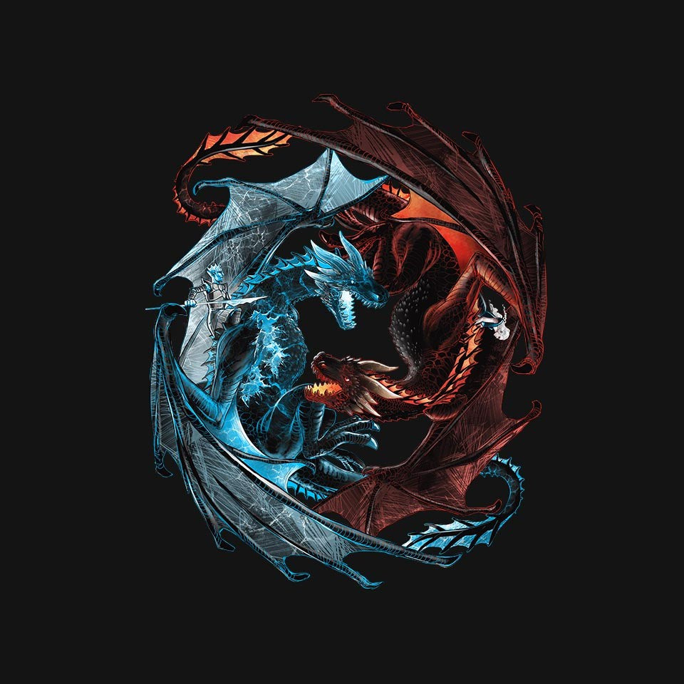 Game of Dragons – Fantasy Graphic T-Shirt