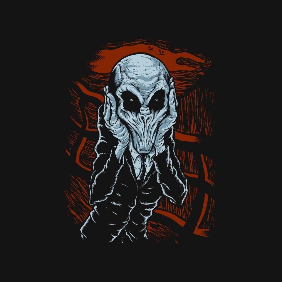A Scream of Silence – Sci-Fi Graphic T-Shirt