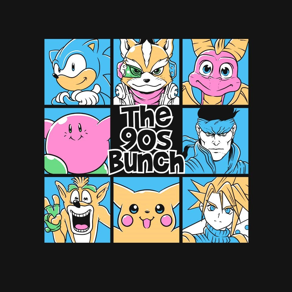 The 90s Bunch – Gaming Graphic T-Shirt