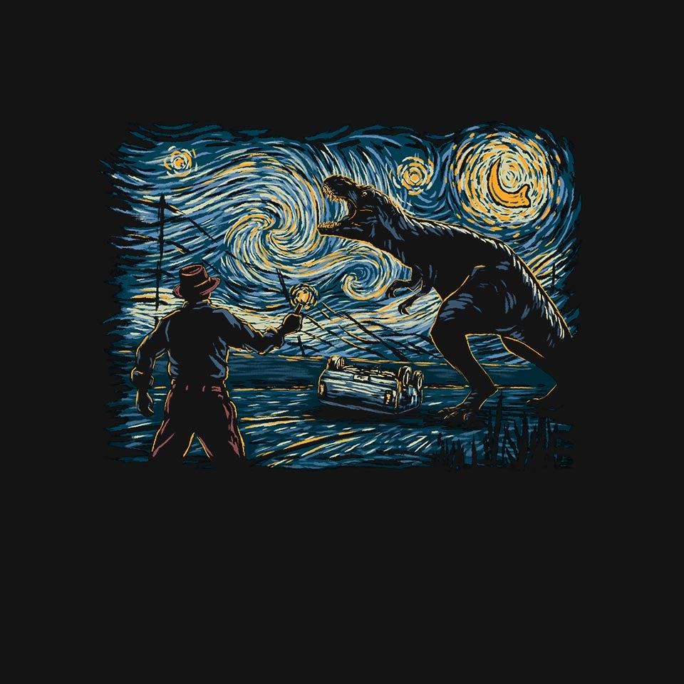 Jurassic Night – Movie Graphic T-Shirt
