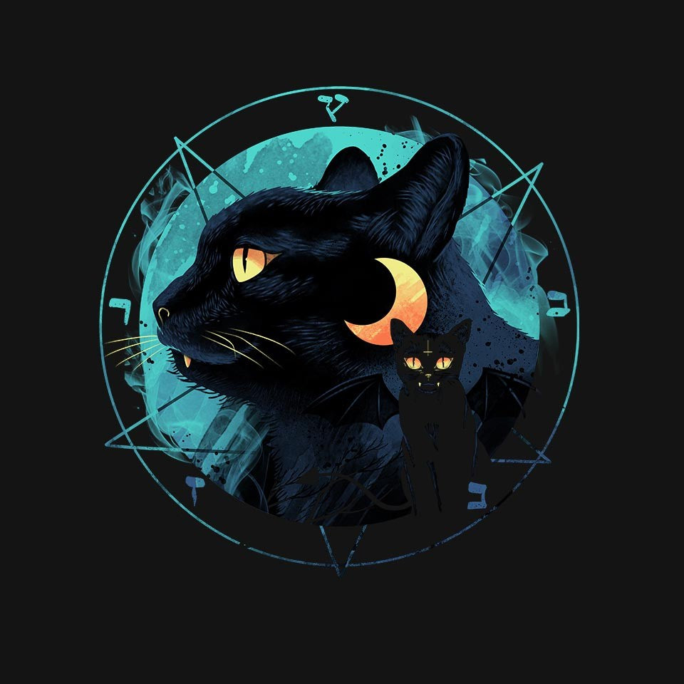 Evil Cat – Cat Graphic T-Shirt