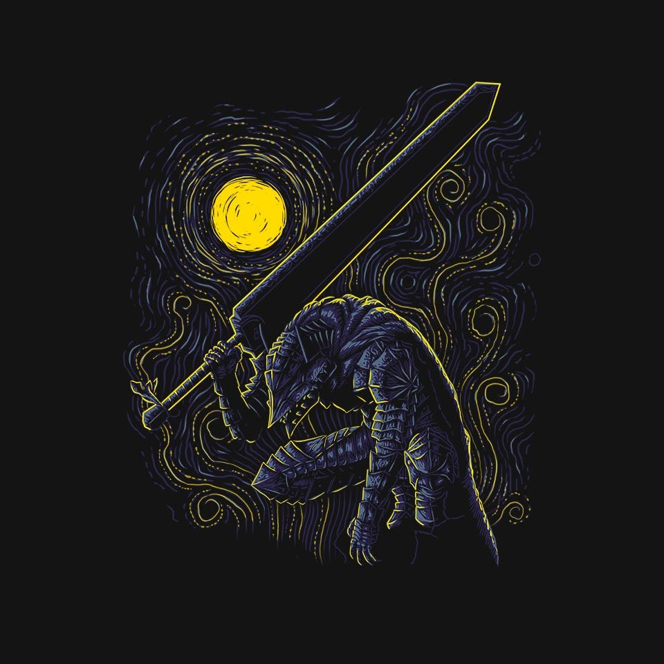 Impressionist Swordsman – Anime Graphic T-Shirt