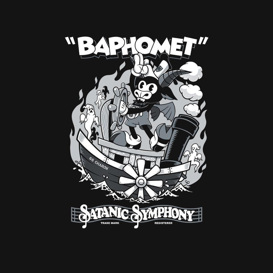 Steamboat Baphy – Horror Graphic T-Shirt