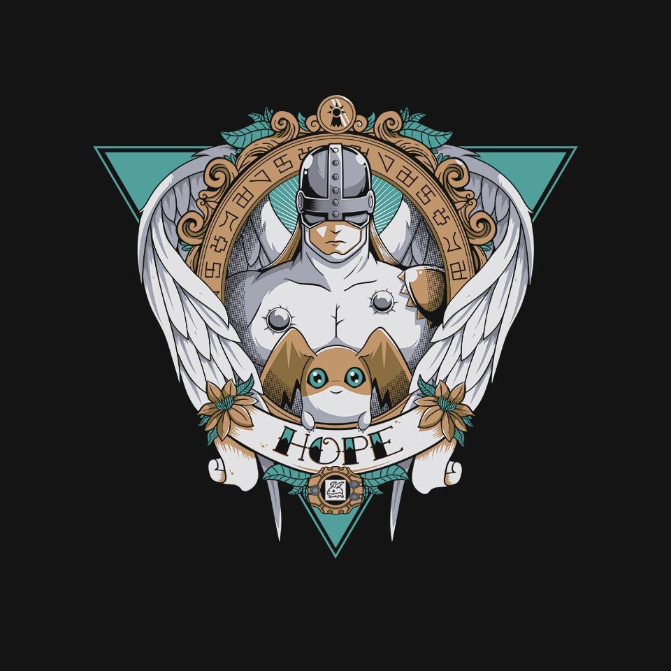 Digital Hope – Anime Graphic T-Shirt