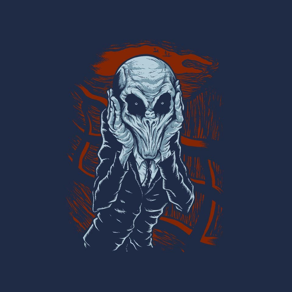 A Scream of Silence – Sci-Fi Graphic T-Shirt
