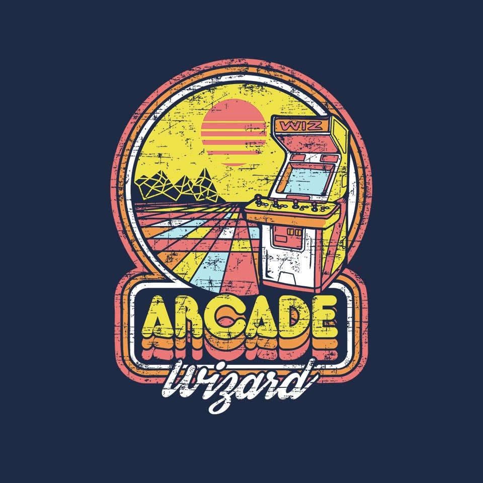 Arcade Wizardry – Gaming Graphic T-Shirt