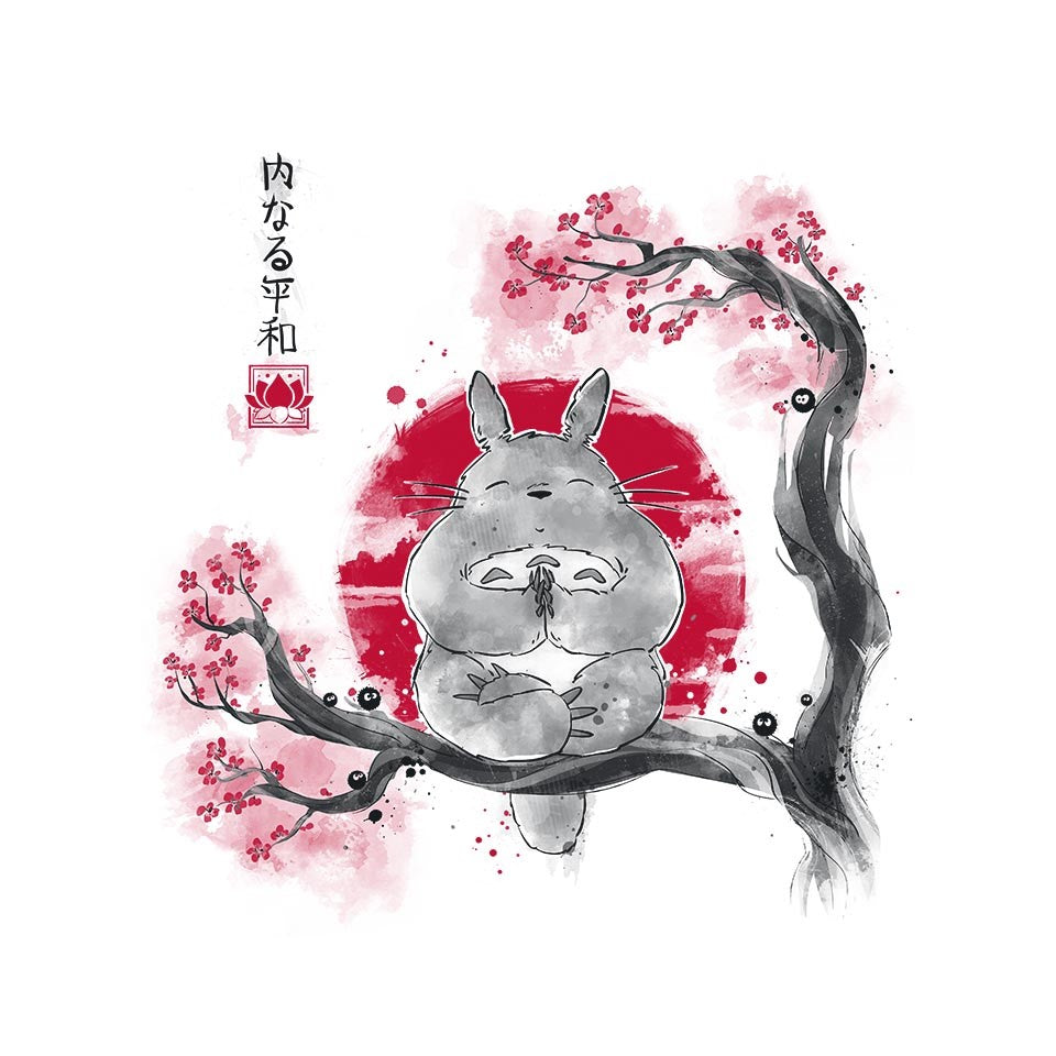 Inner Peace Sumi-e – Anime Graphic T-Shirt
