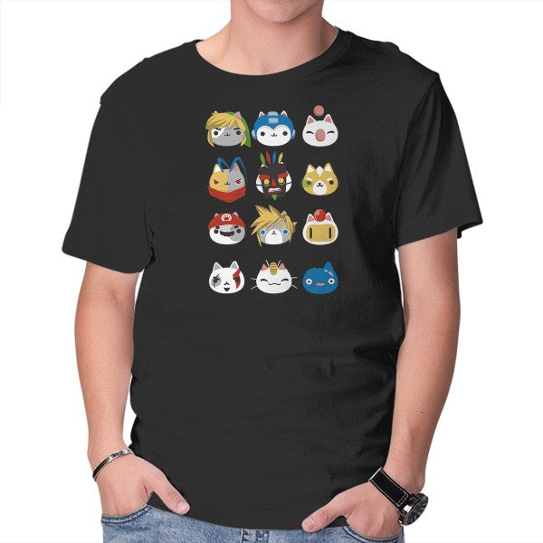 Gamer Cats – Cat Graphic T-Shirt